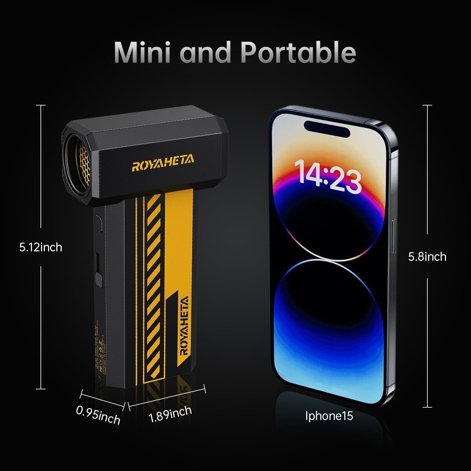 Soplador de Aire Comprimido Eléctrico Royaheta 130000RPM