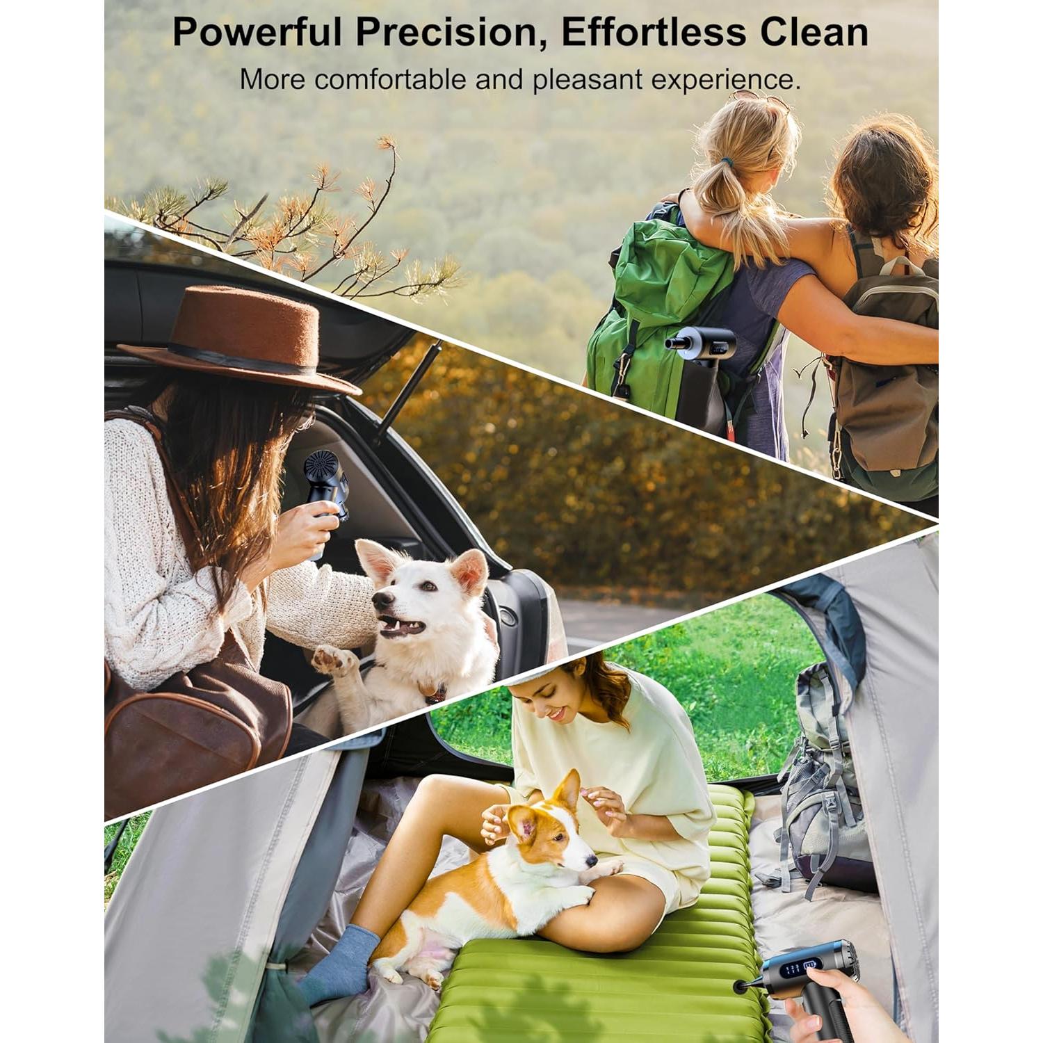 Soplador de Aire Comprimido LIHAN VC018 Inalámbrico 3 Velocidades