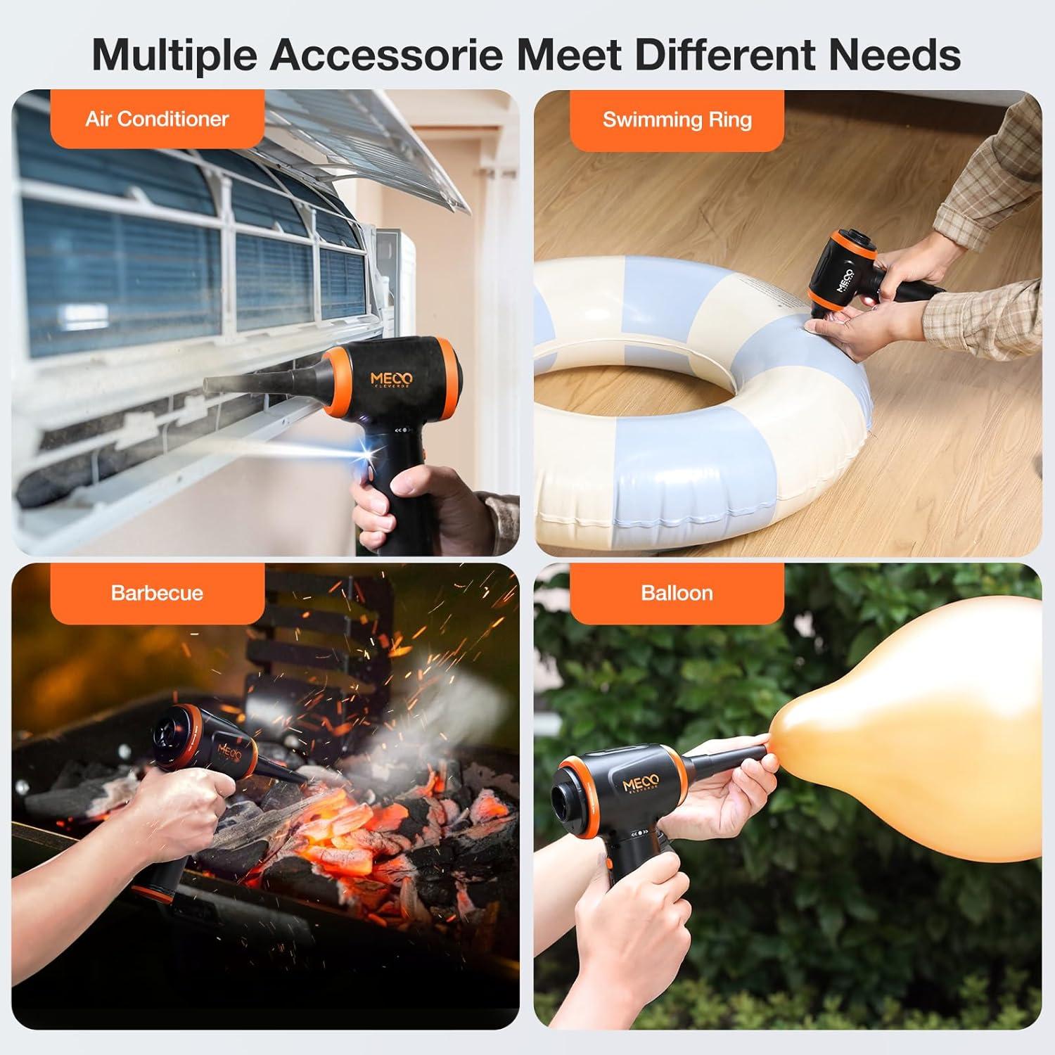 Aspiradora de Mano MECO ELEVERDE 4 en 1 16000PA Naranja