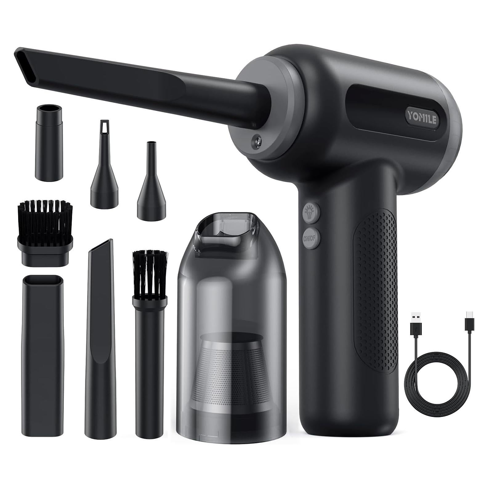 Soplador de aire comprimido Yomile 2 en 1 180000RPM 9000mAh