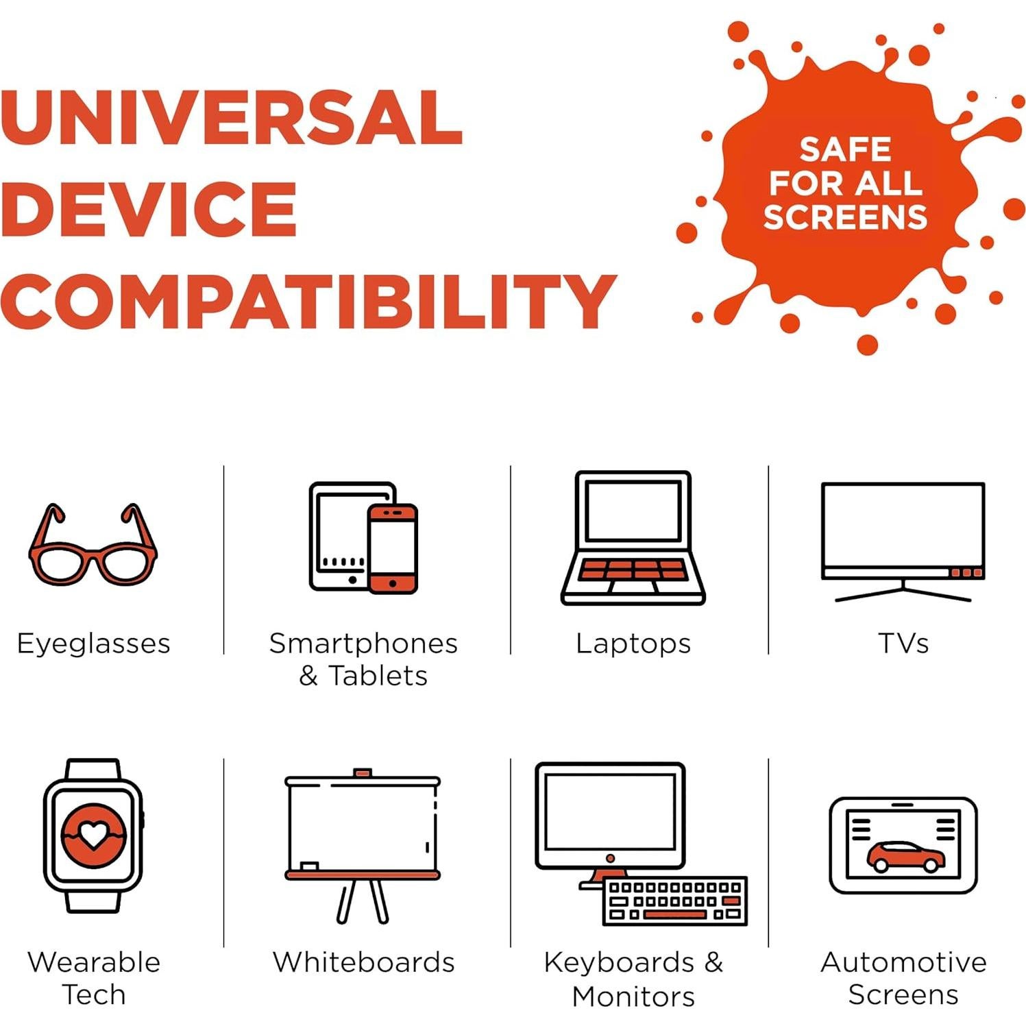 Limpiador de Pantallas WHOOSH! Duo 100ml + 9ml con Paños