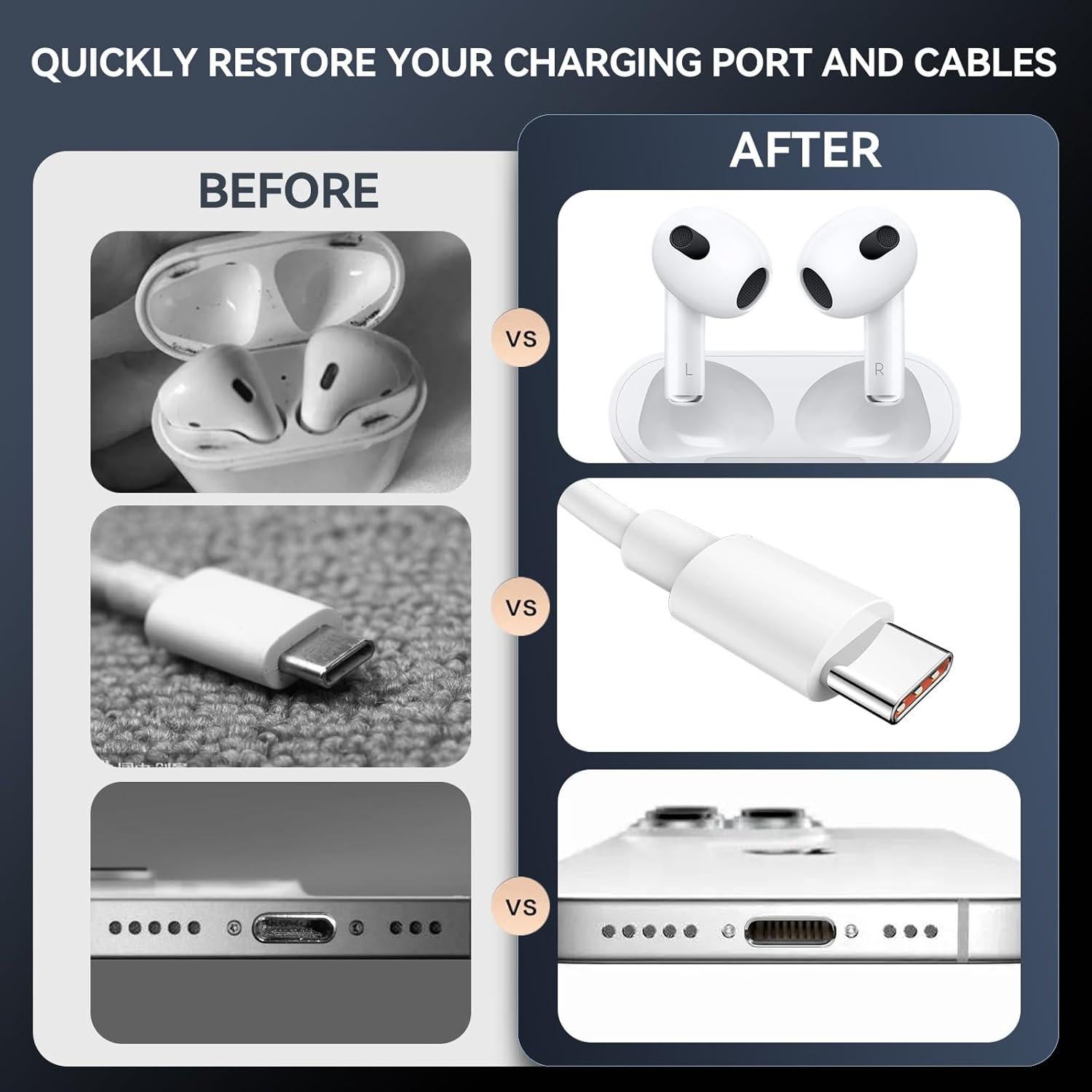 Kit de limpieza 34-en-1 Lynzaa Q20 para dispositivos electrónicos