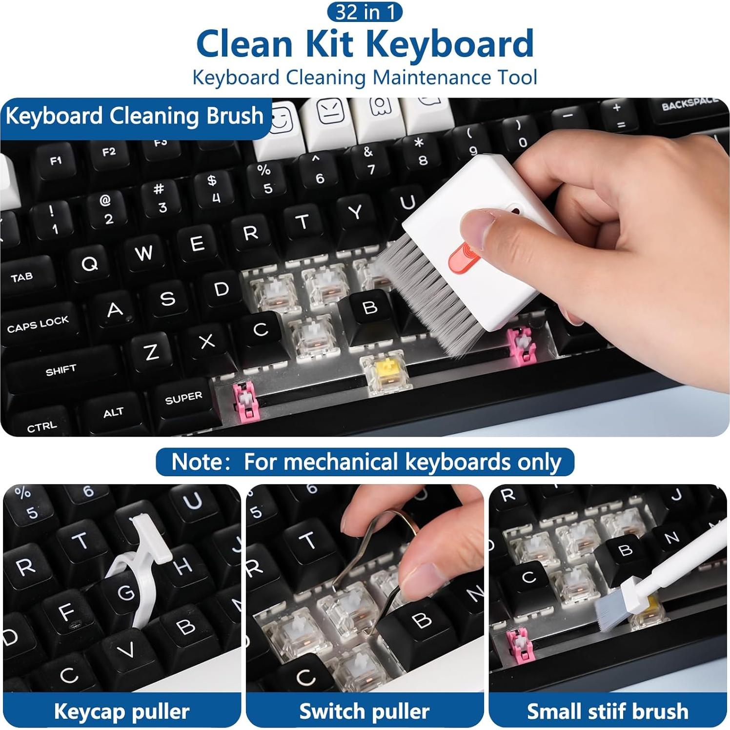 Kit de limpieza 32 en 1 para dispositivos electrónicos - Inesore