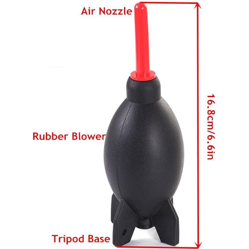 Soplador de Aire Cohete FocusFoto 16.8cm Rojo para Cámara