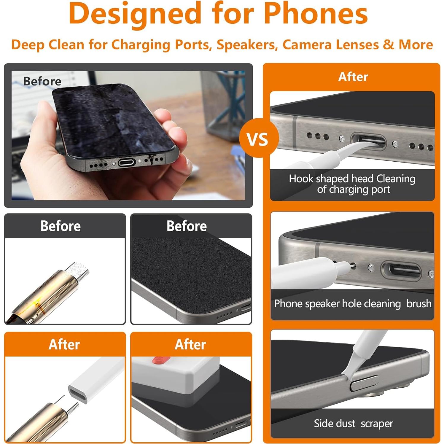 Kit de limpieza 32 en 1 GintaXen para dispositivos móviles