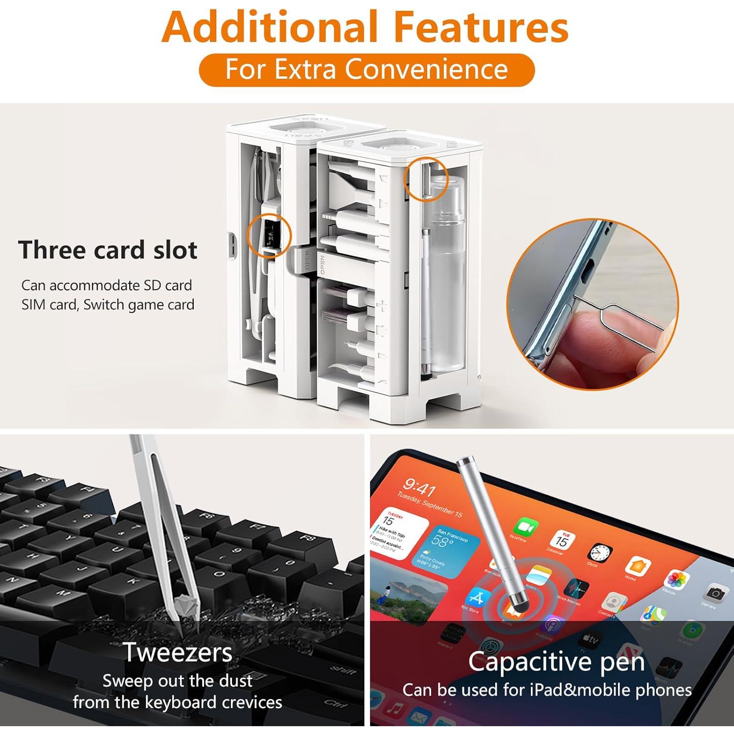 Kit de limpieza 32 en 1 GintaXen para dispositivos móviles