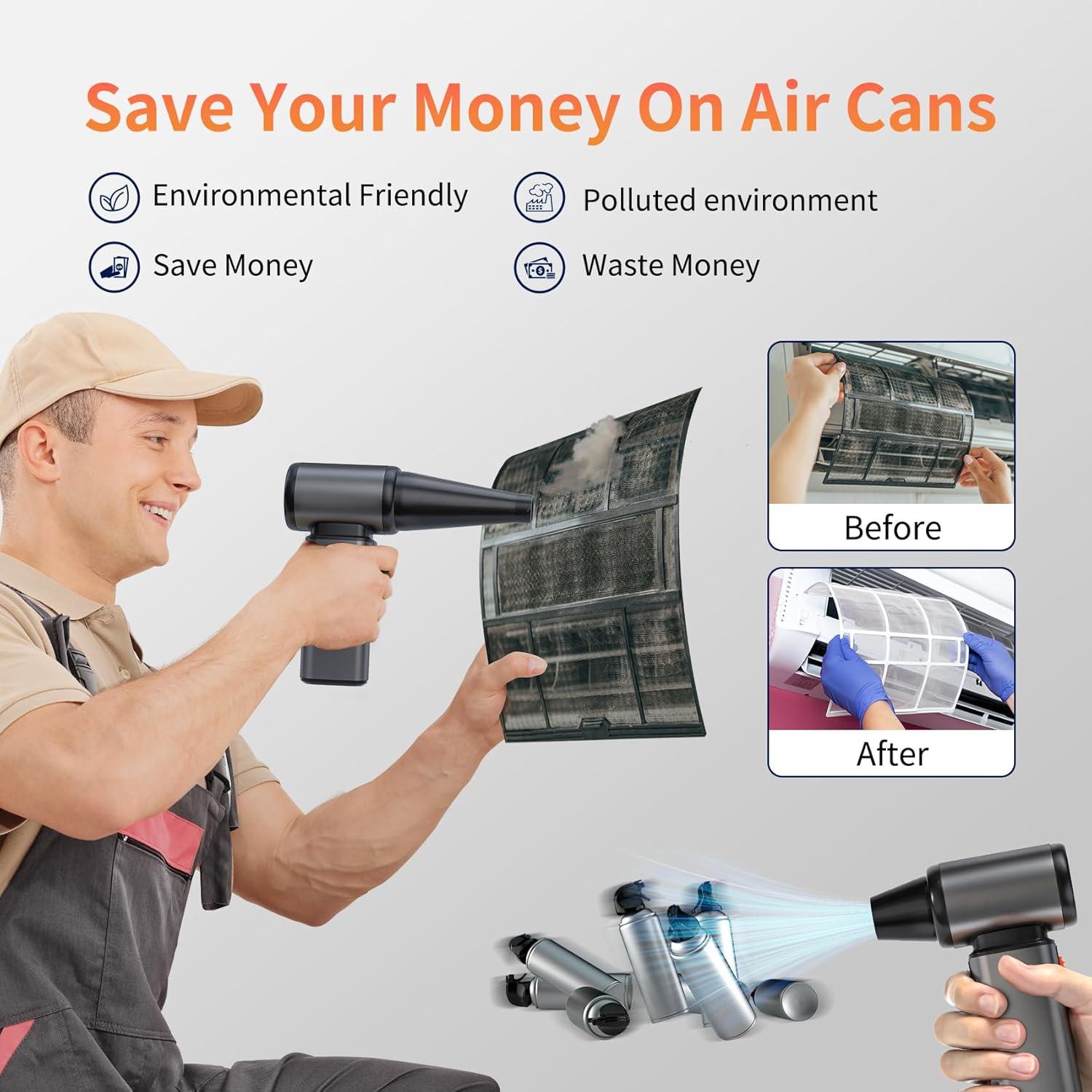 Soplador de Aire Comprimido Synric SR-JM04 120000 RPM