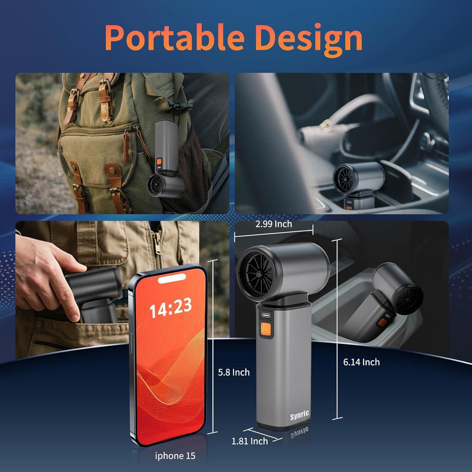 Soplador de Aire Comprimido Synric SR-JM04 120000 RPM