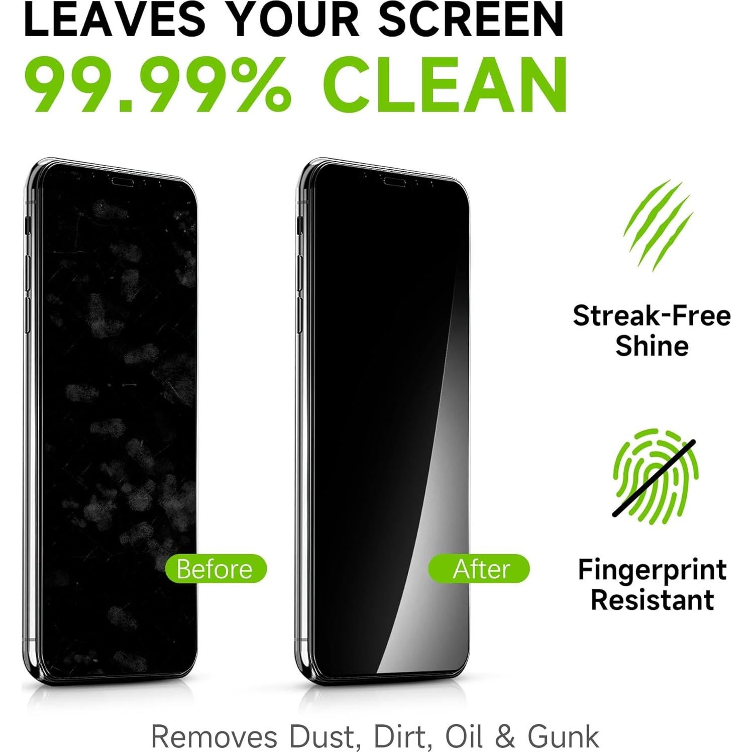 Toallitas Limpiadoras de Pantallas EOTW 120 Piezas Pre-humedecidas