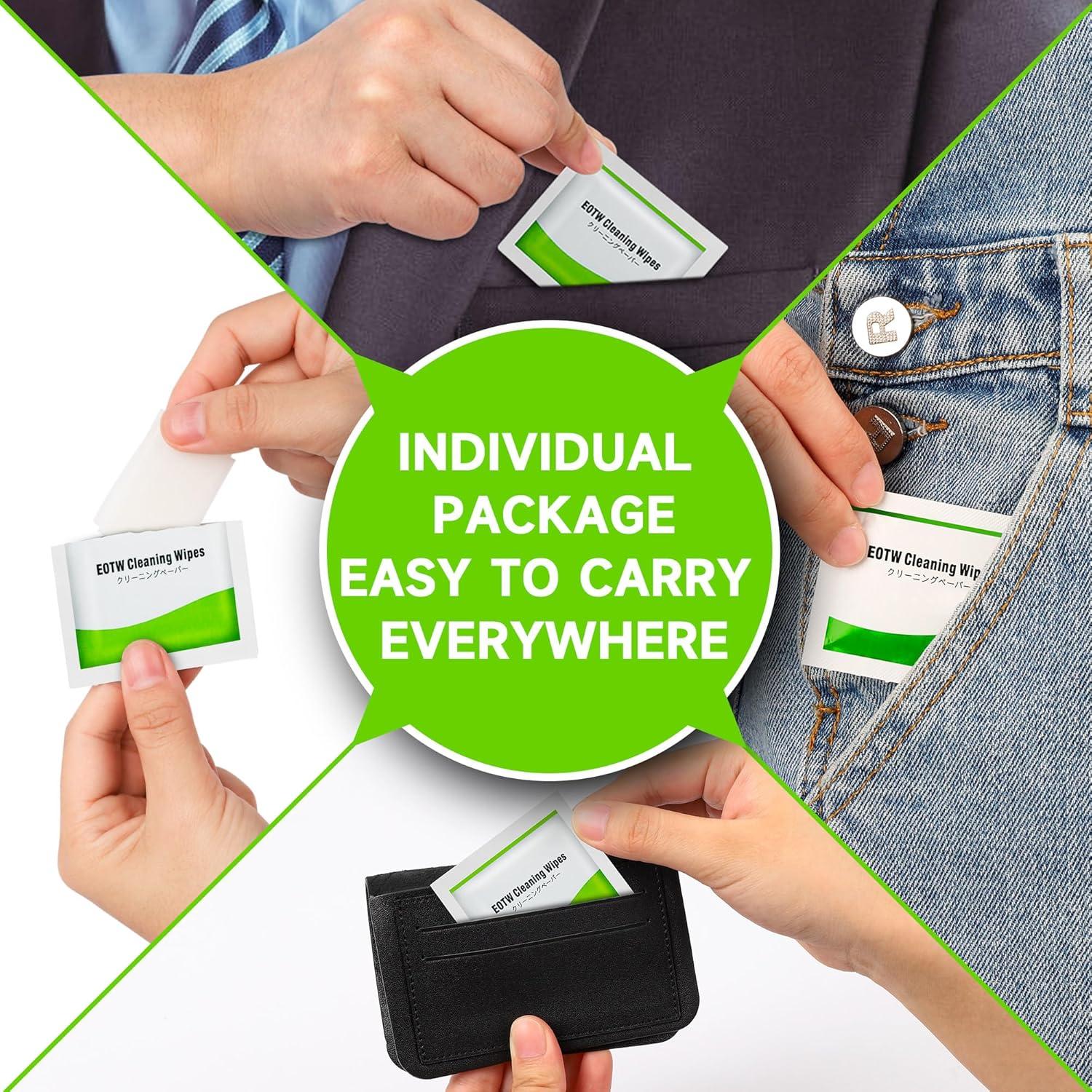 Toallitas Limpiadoras de Pantallas EOTW 120 Piezas Pre-humedecidas