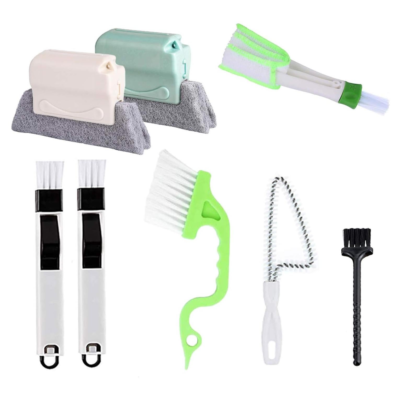 Juego de 8 Herramientas de Limpieza Runloon - Cepillos para Ranuras