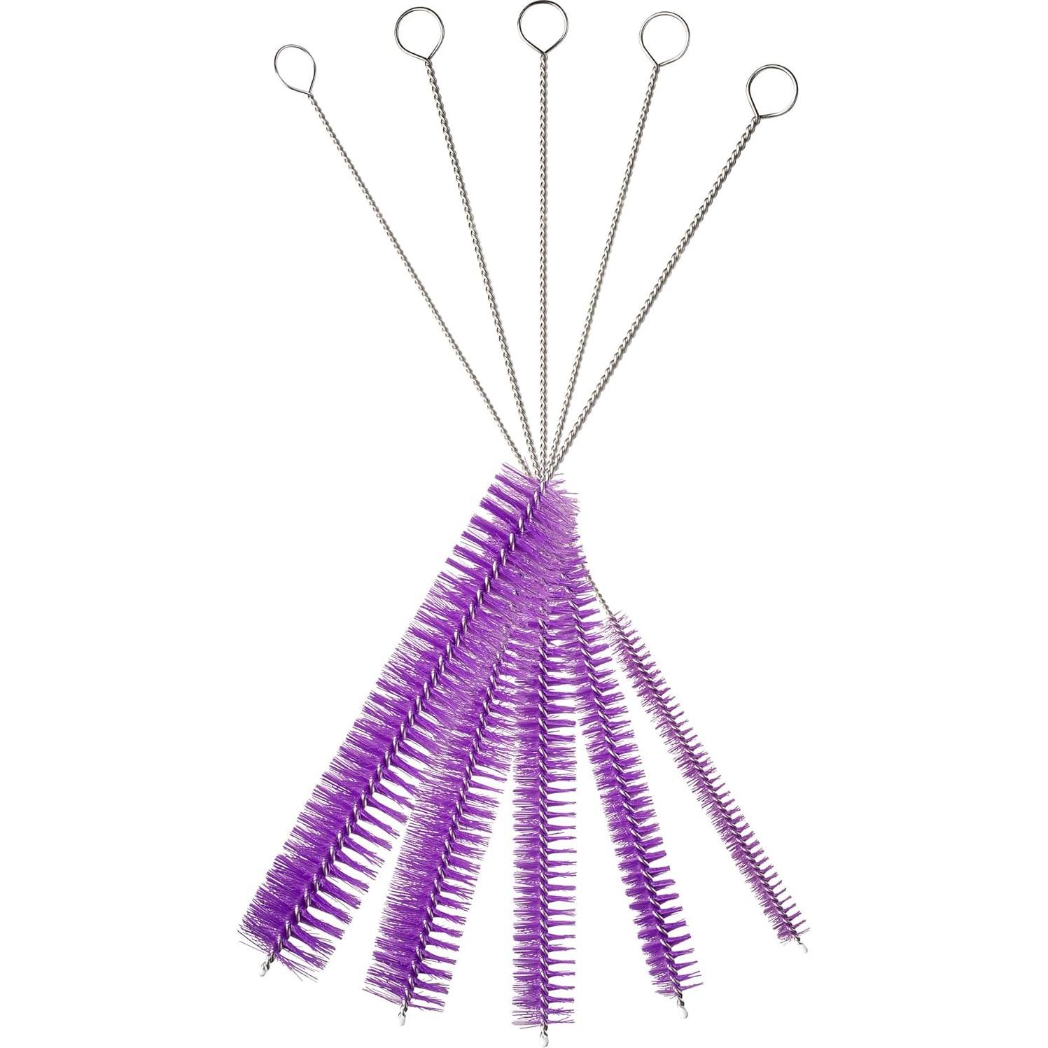 Juego de Cepillos de Limpieza Profunda The Scoopie - 5 Piezas Morado