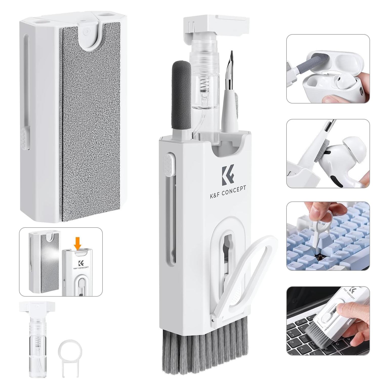 Kit de Limpieza Electrónica 8 en 1 K&F Concept para Airpods y Laptop