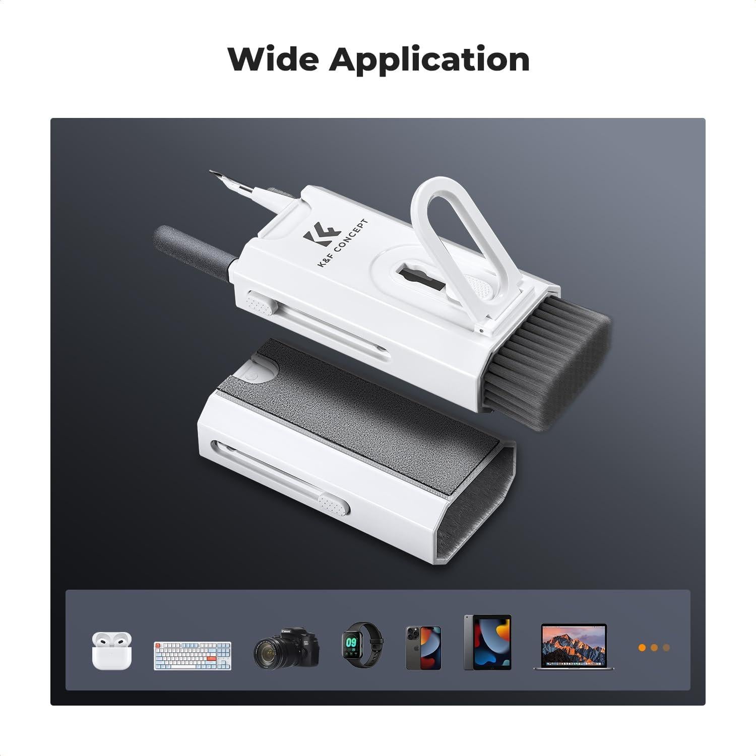Kit de Limpieza Electrónica 8 en 1 K&F Concept para Airpods y Laptop