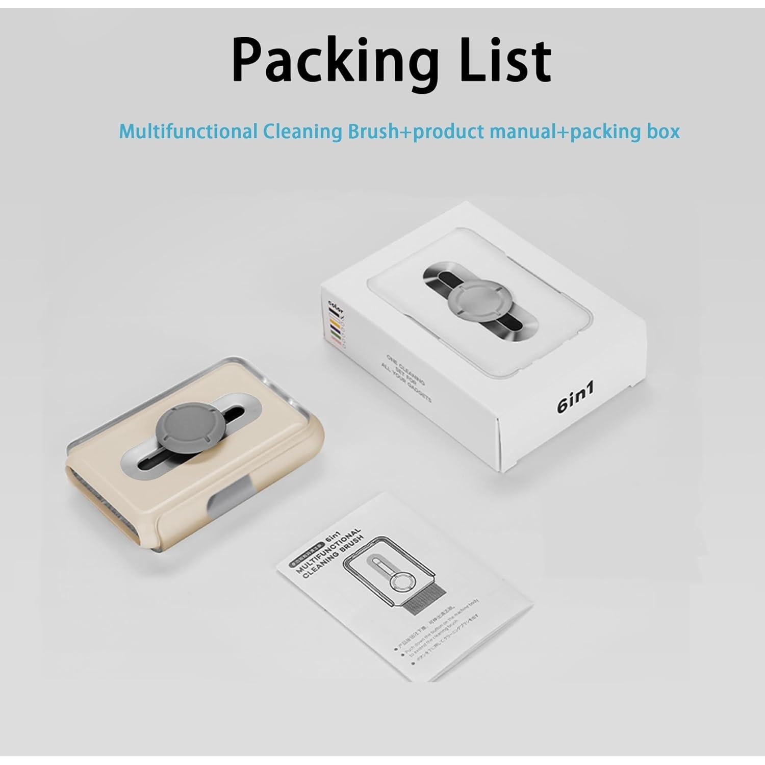 Kit de Limpieza Electrónica Keyanlai CG01 con Cepillo y Paño