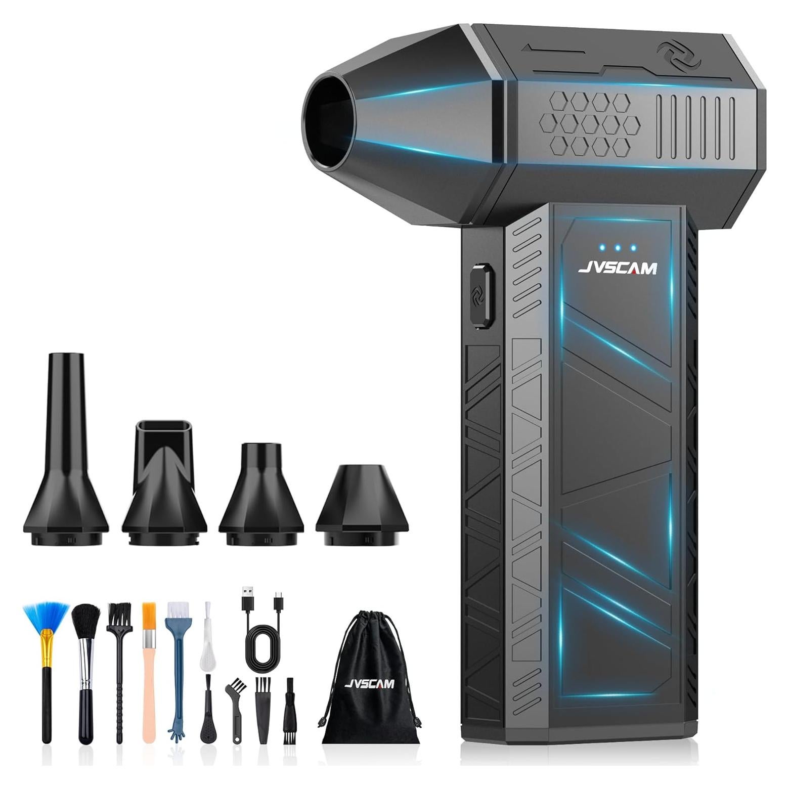 Soplador de Aire Comprimido JVSCAM X3 Recargable 3 Velocidades