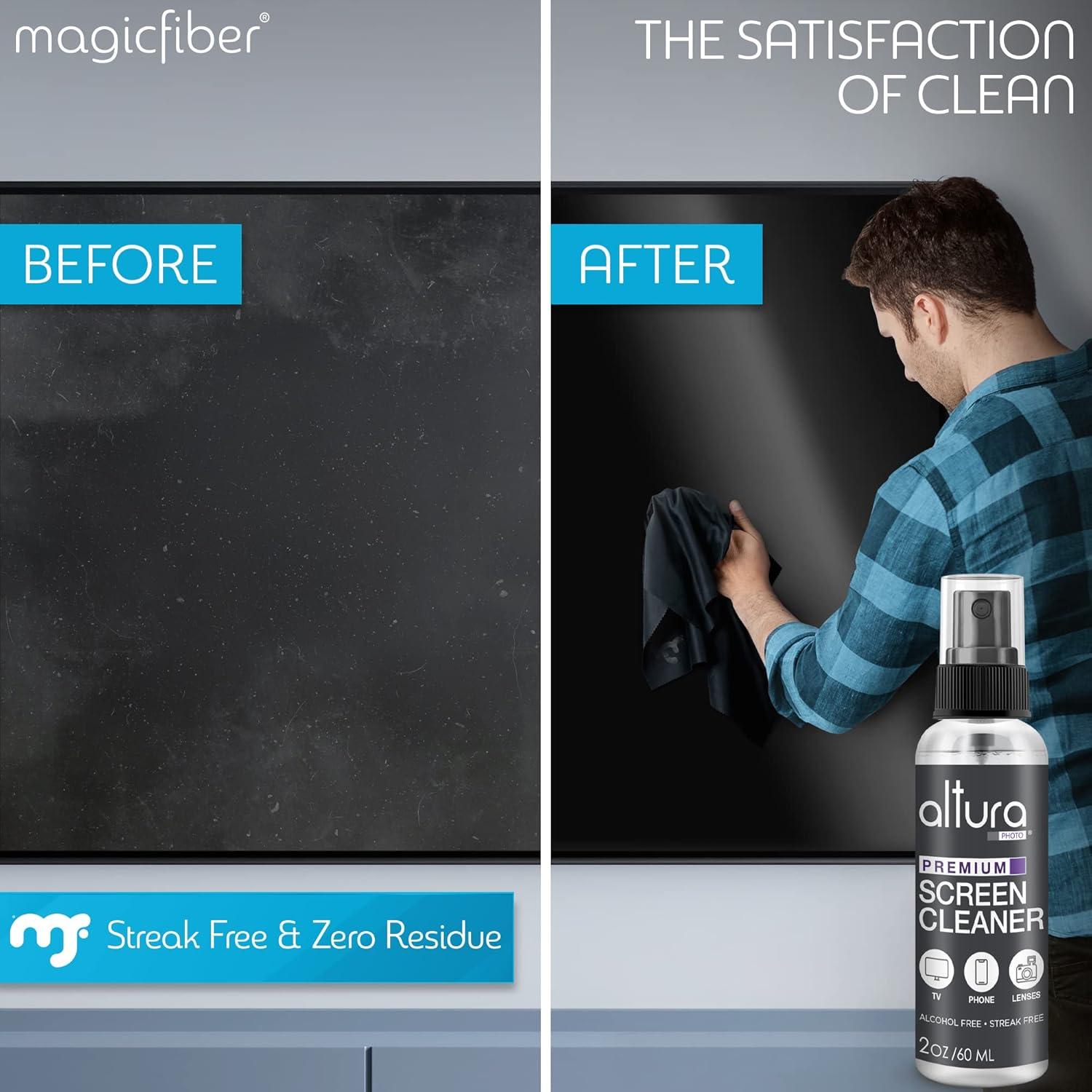 Kit de Limpieza de Pantallas Altura Photo 60 ml + 2 Paños Microfibra