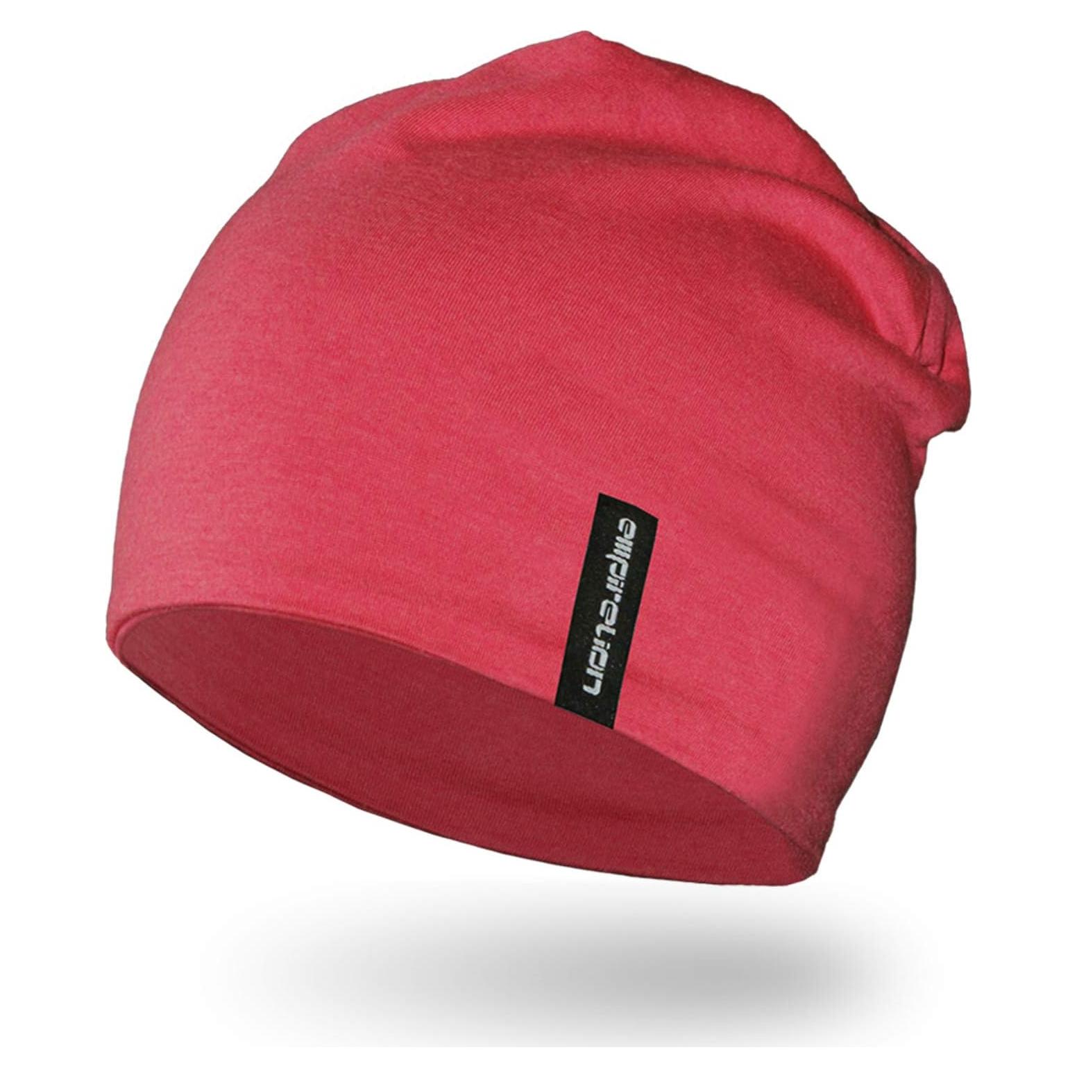 Gorro multifuncional Empirelion rojo mel. para correr y dormir
