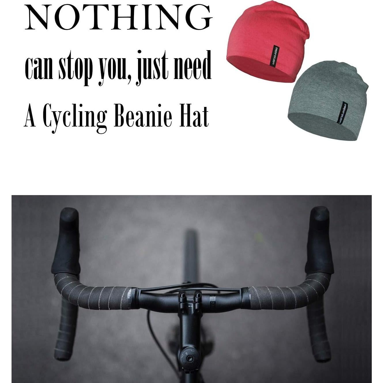 Gorro multifuncional Empirelion rojo mel. para correr y dormir