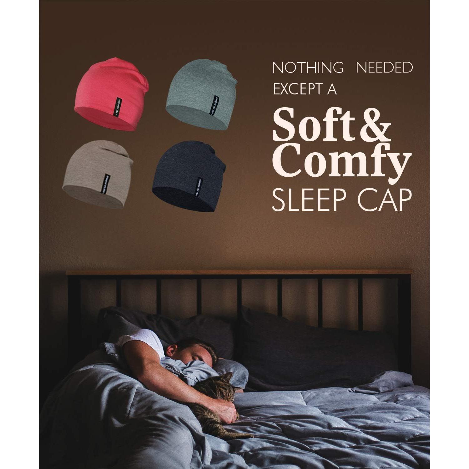 Gorro multifuncional Empirelion rojo mel. para correr y dormir