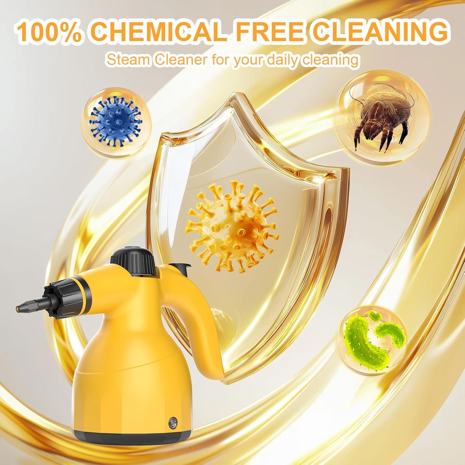 Limpiador de Vapor de Mano OHHSUN 350ml 1000W Ecológico