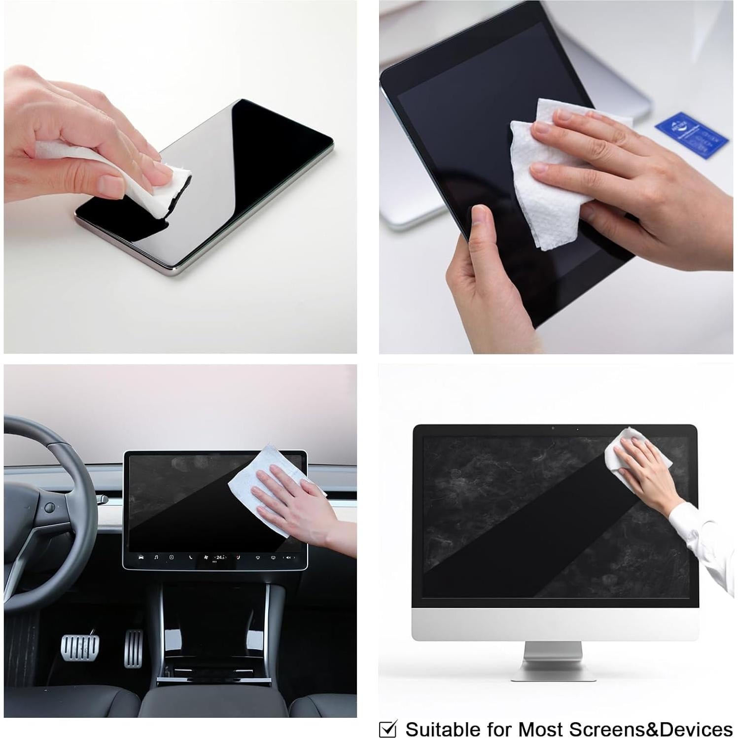 Toallitas Limpiadoras Archxx para Pantallas 120 Unidades 15x15cm