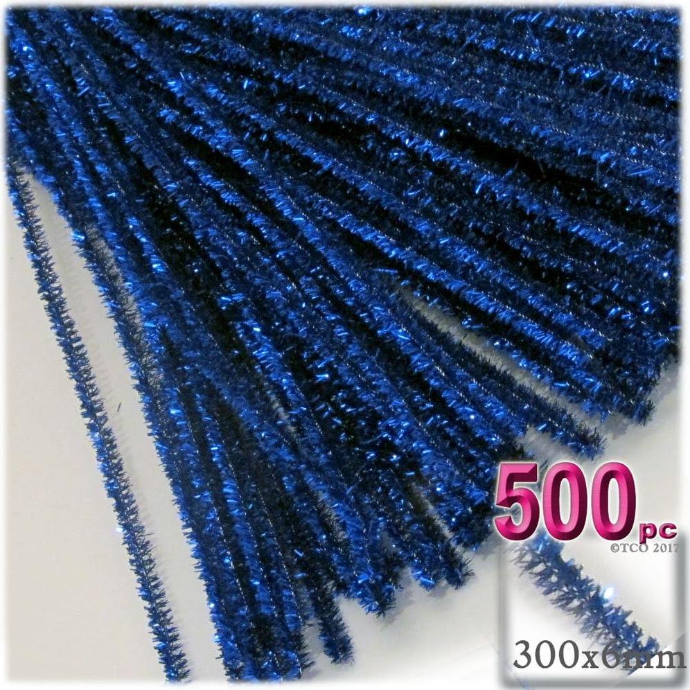 Varillas de Chenille Brillantes Rosa 30cm 500p Los Tallares