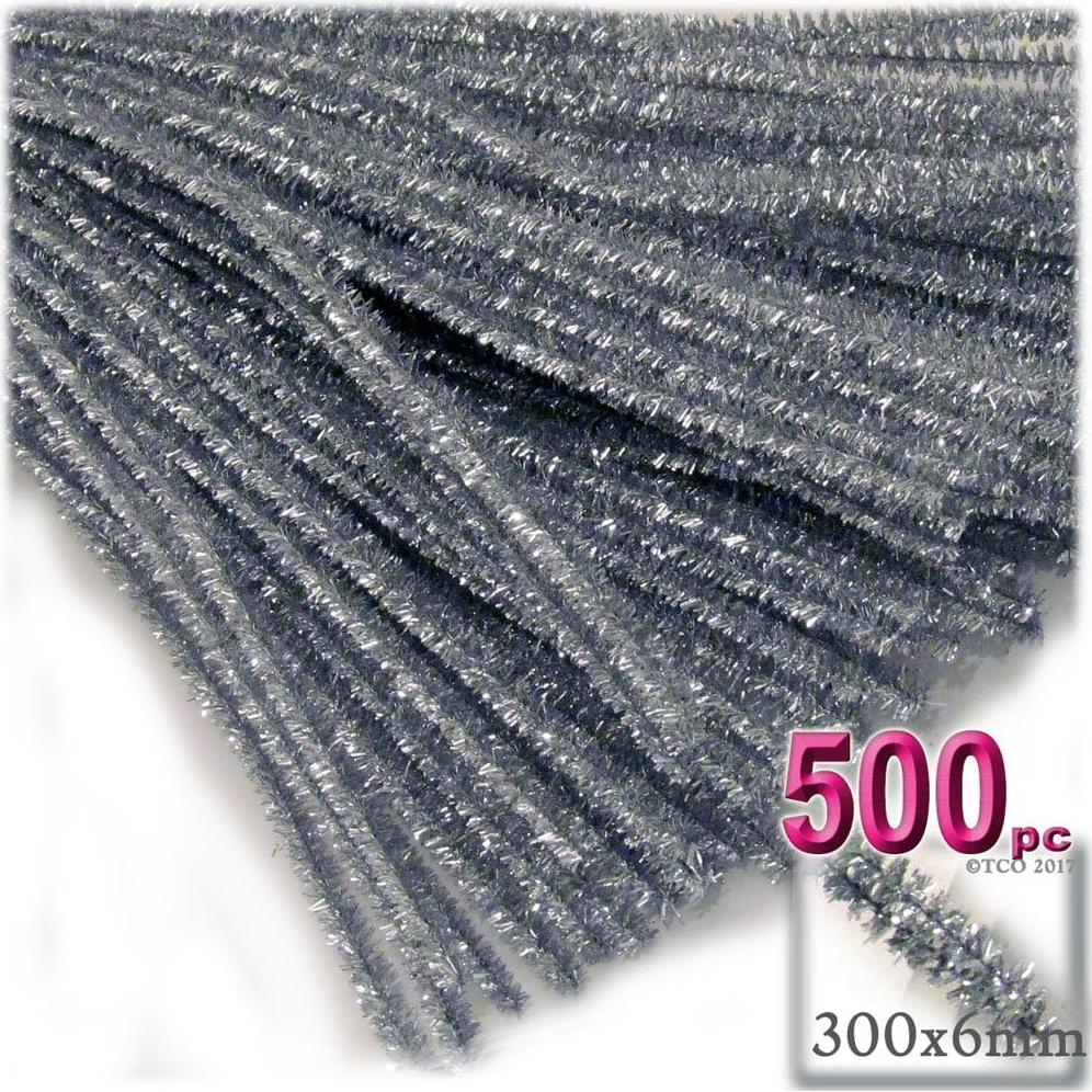 Varillas de Chenille Brillantes Rosa 30cm 500p Los Tallares