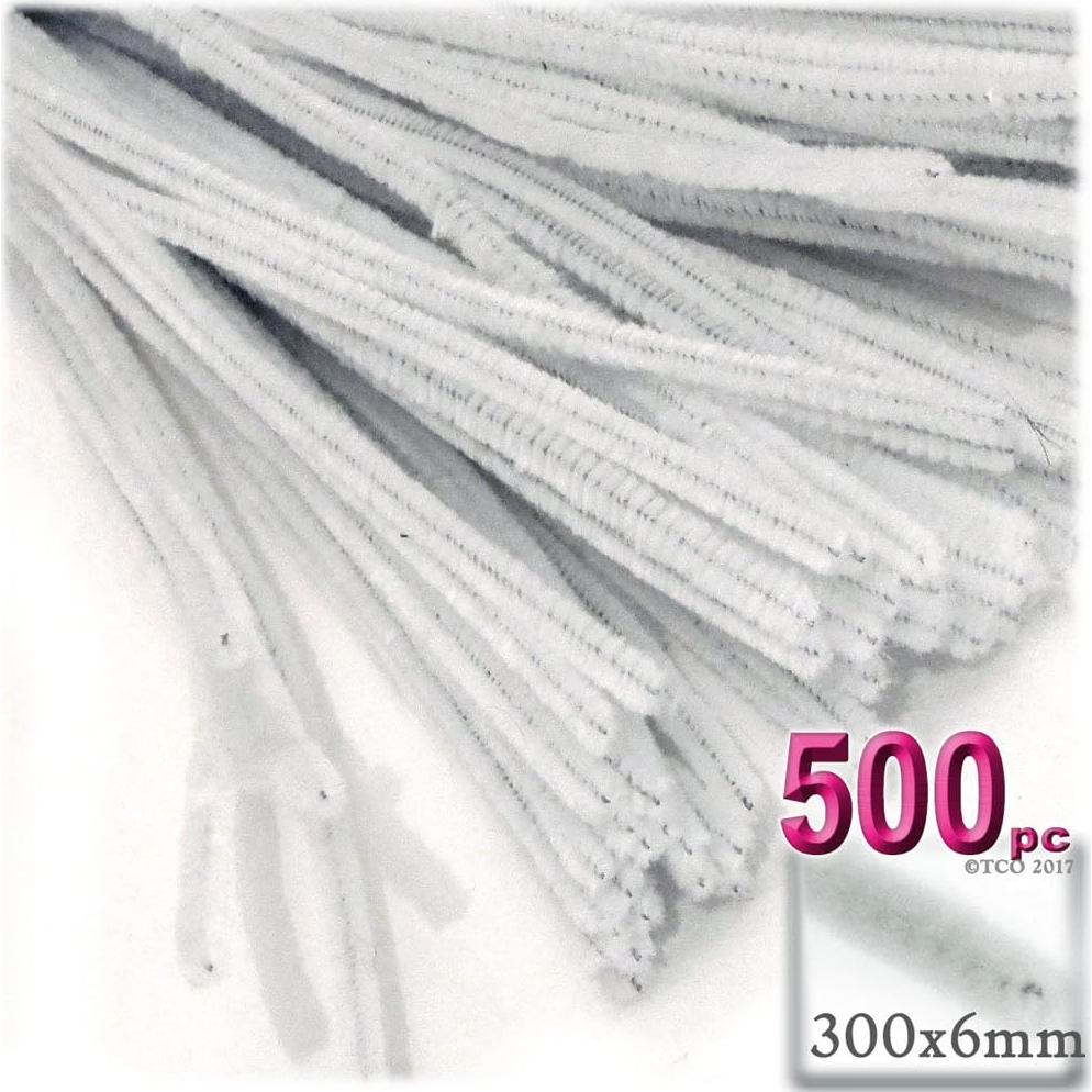 Tallos de Chenille The Crafts Outlet 30 cm Amarillo Sol 500 pcs