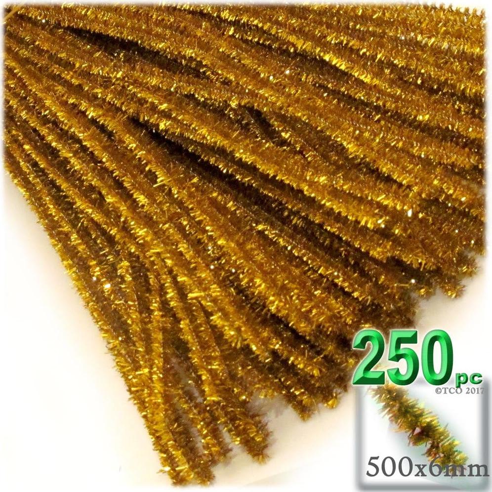 Tallos Chenille Brillantes 250pzs Verde Esmeralda 50cm