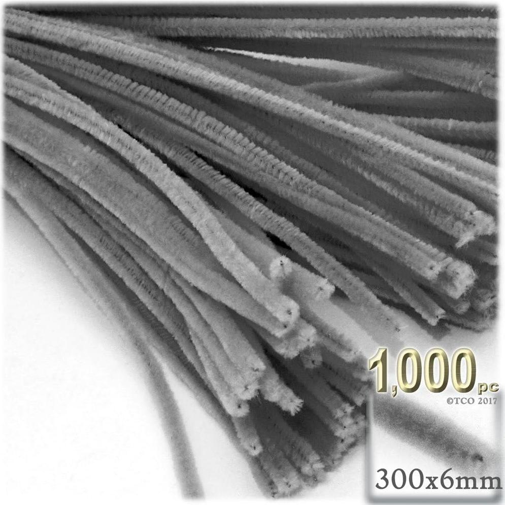 Tallos de Chenille The Crafts Outlet 1000 Piezas 30 cm Verde