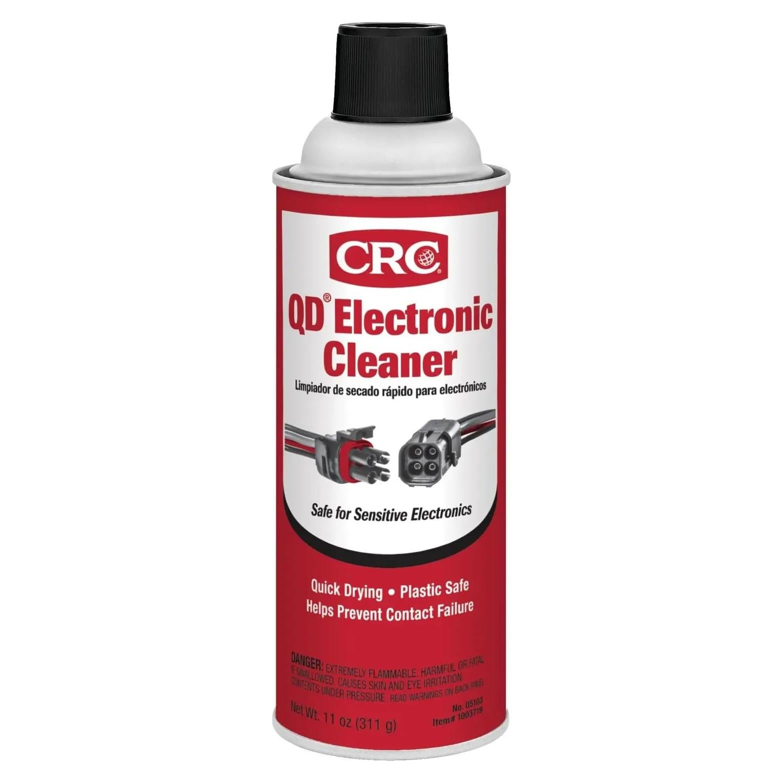 Limpiador Electrónico CRC QD 311 g - Secado Rápido y Sin Residuos