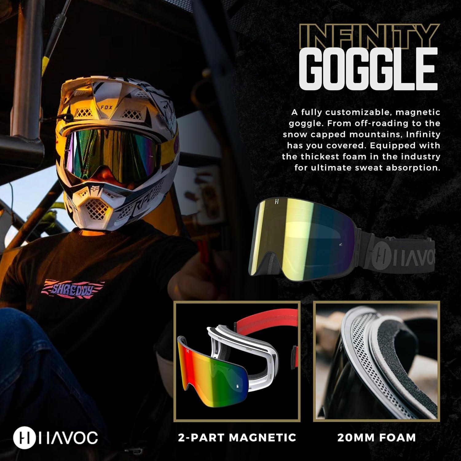 Gafas Magnéticas Havoc Racing para Motocross y ATV