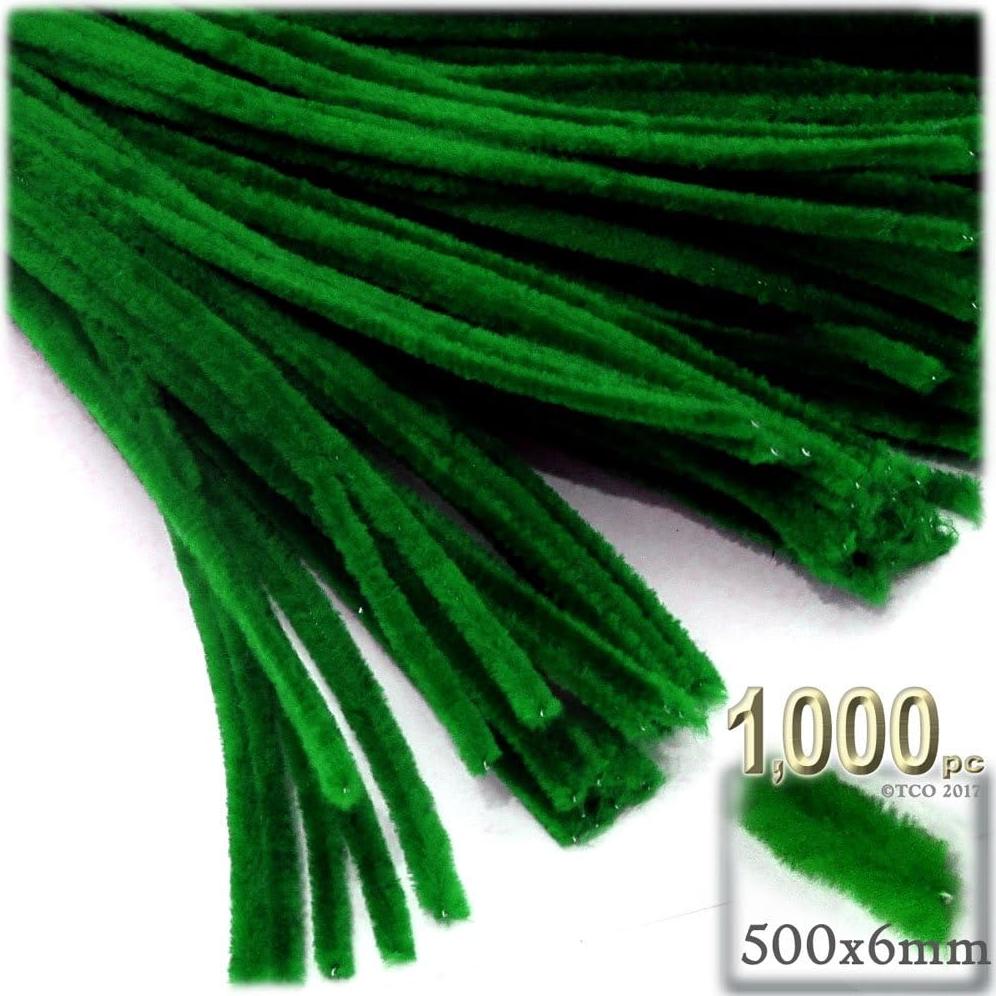 Varillas Chenille Brillantes 50 cm Plata - 1000 piezas