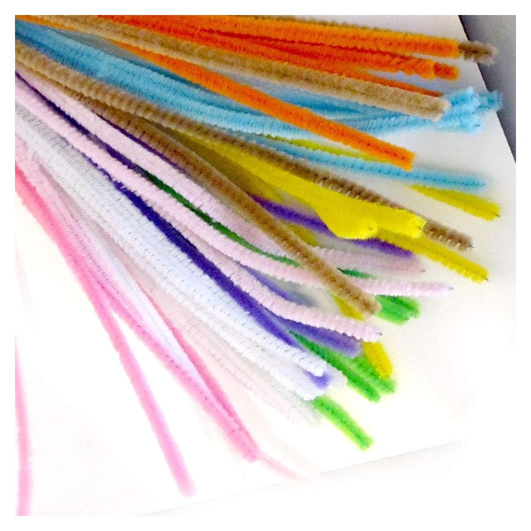 Tallos de Chenille The Crafts Outlet 50 cm Mezcla Pastel 1000 pcs