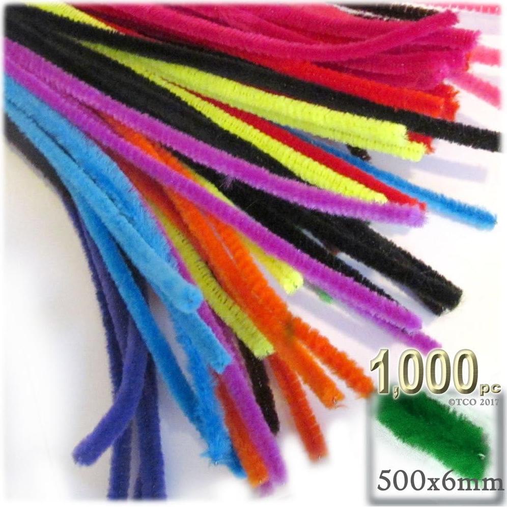 Tallos de Chenille The Crafts Outlet 50 cm Mezcla Pastel 1000 pcs