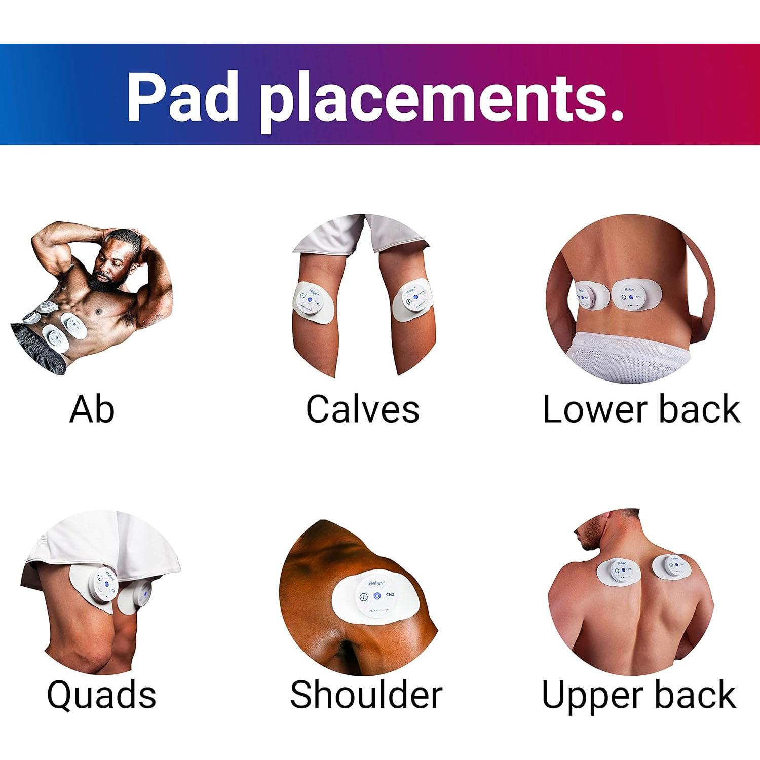Sistema Terapéutico Inalámbrico iReliev TENS + EMS 2 en 1