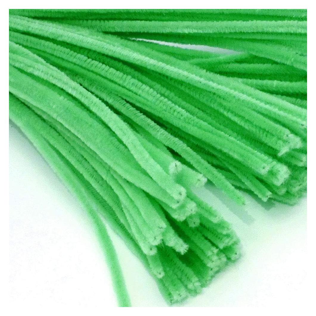 Tallos de Chenille The Crafts Outlet 30 cm Verde Lima 1000 pcs