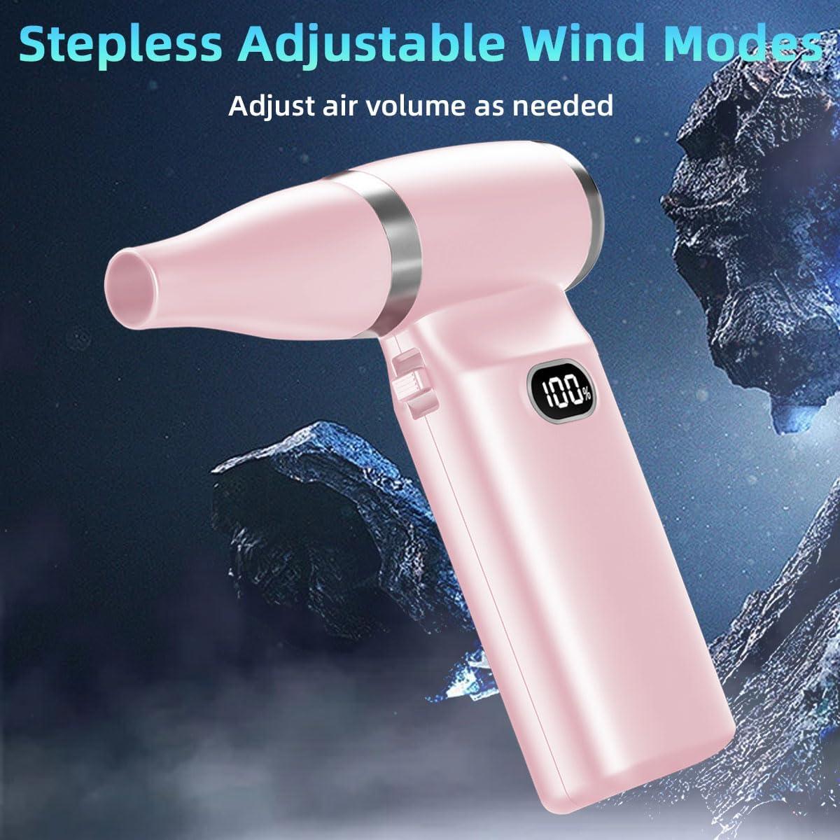 Soplador de Aire Comprimido Sunmeg YF02 Rosa 55W 110000RPM