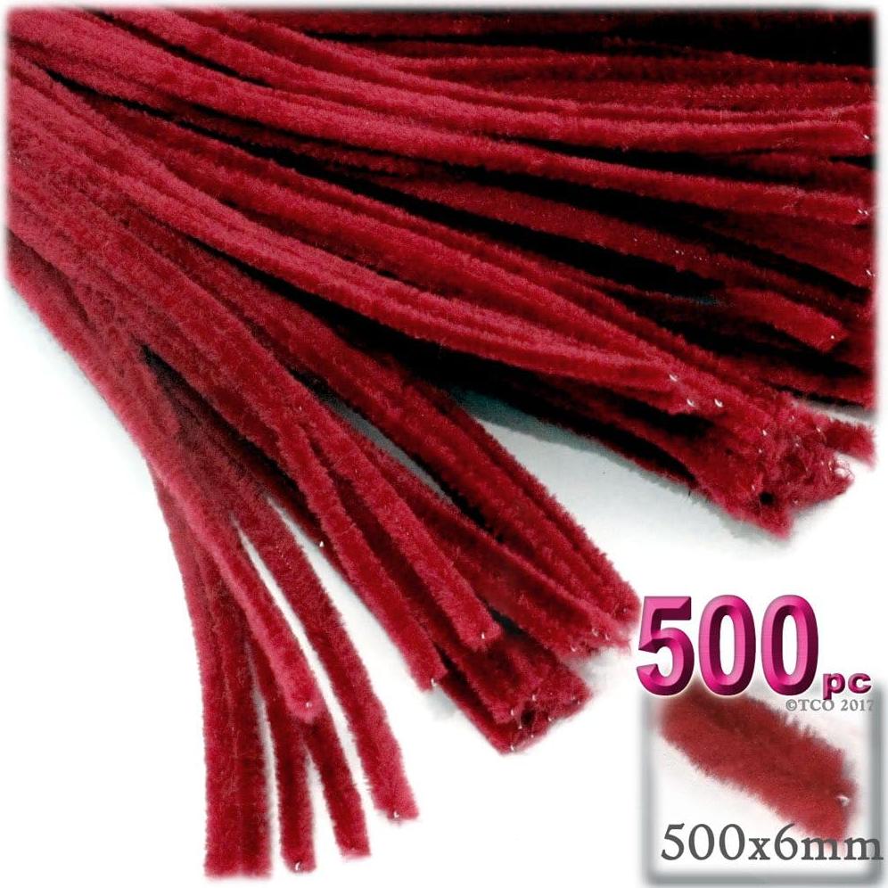 Tallos de Chenille Rosa The Crafts Outlet 50 cm 500 piezas