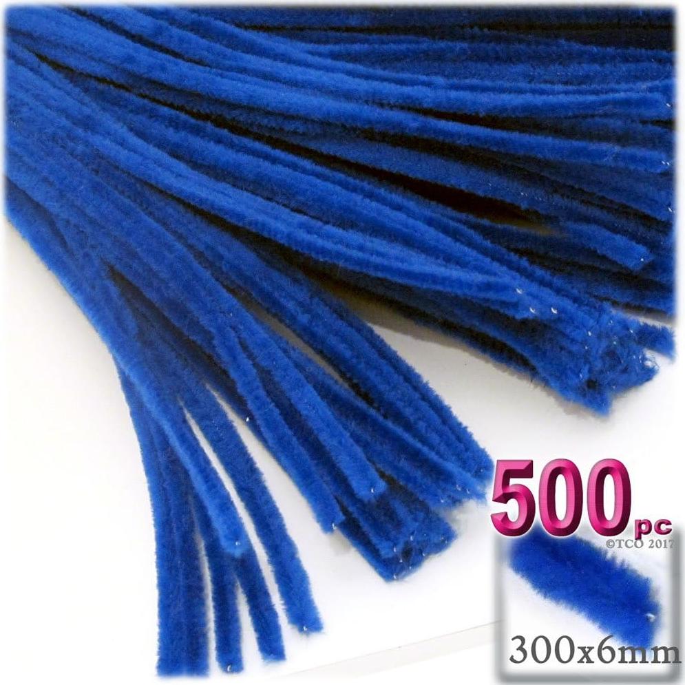 Tallos de Chenille The Crafts Outlet 30 cm Morado 500 piezas
