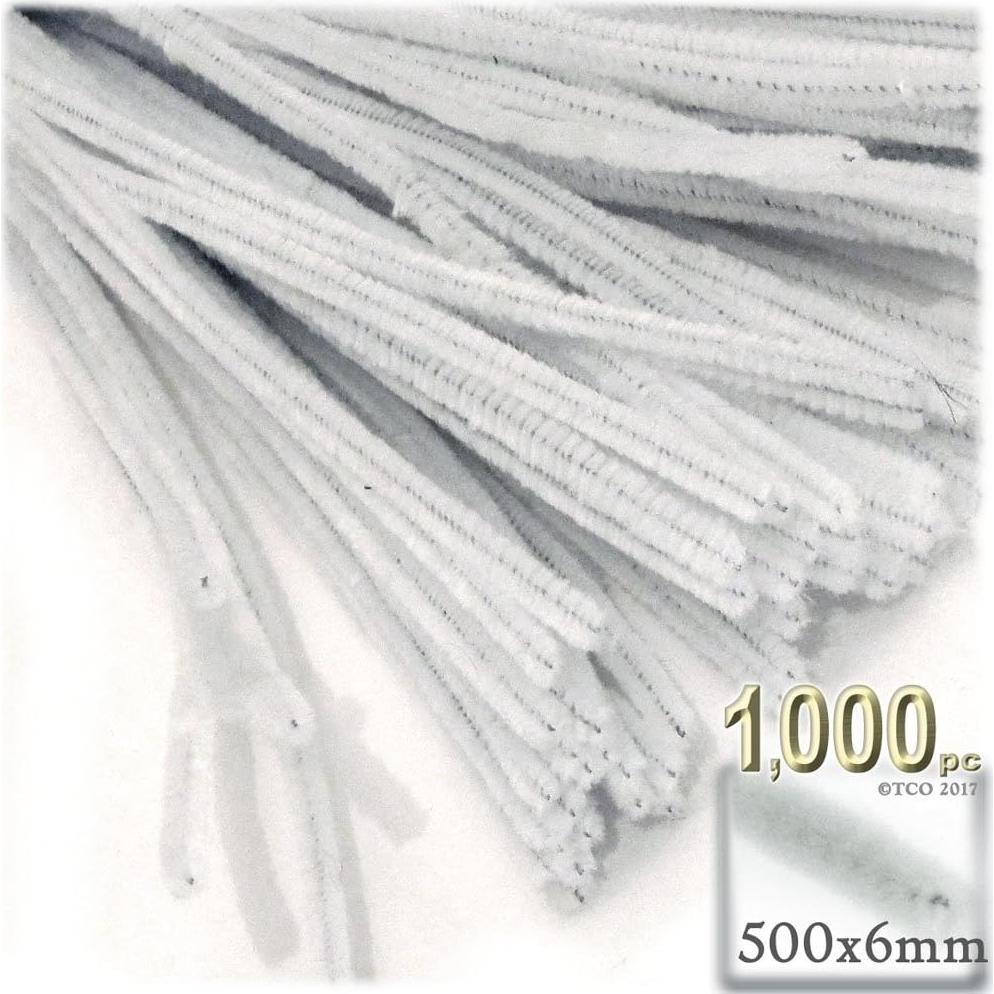 Tallarines Chenille The Crafts Outlet 1000 pcs 50 cm Amarillo