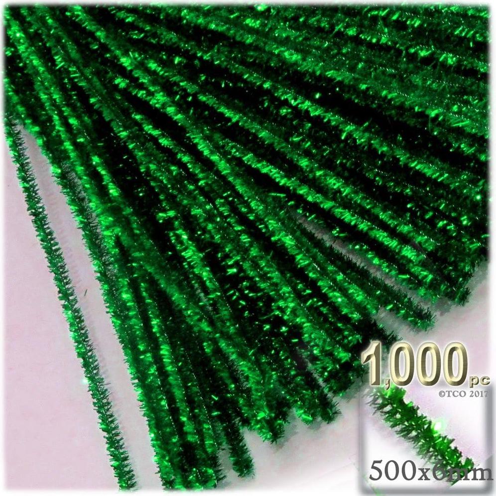 Tallos de Chenille The Crafts Outlet 1000 piezas Amarillo 50 cm