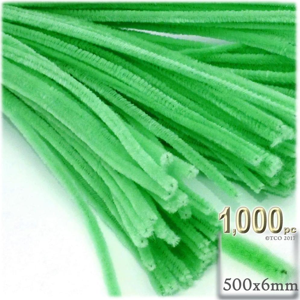 Tallarines de Chenille The Crafts Outlet 1000 piezas 50 cm Marrón Claro