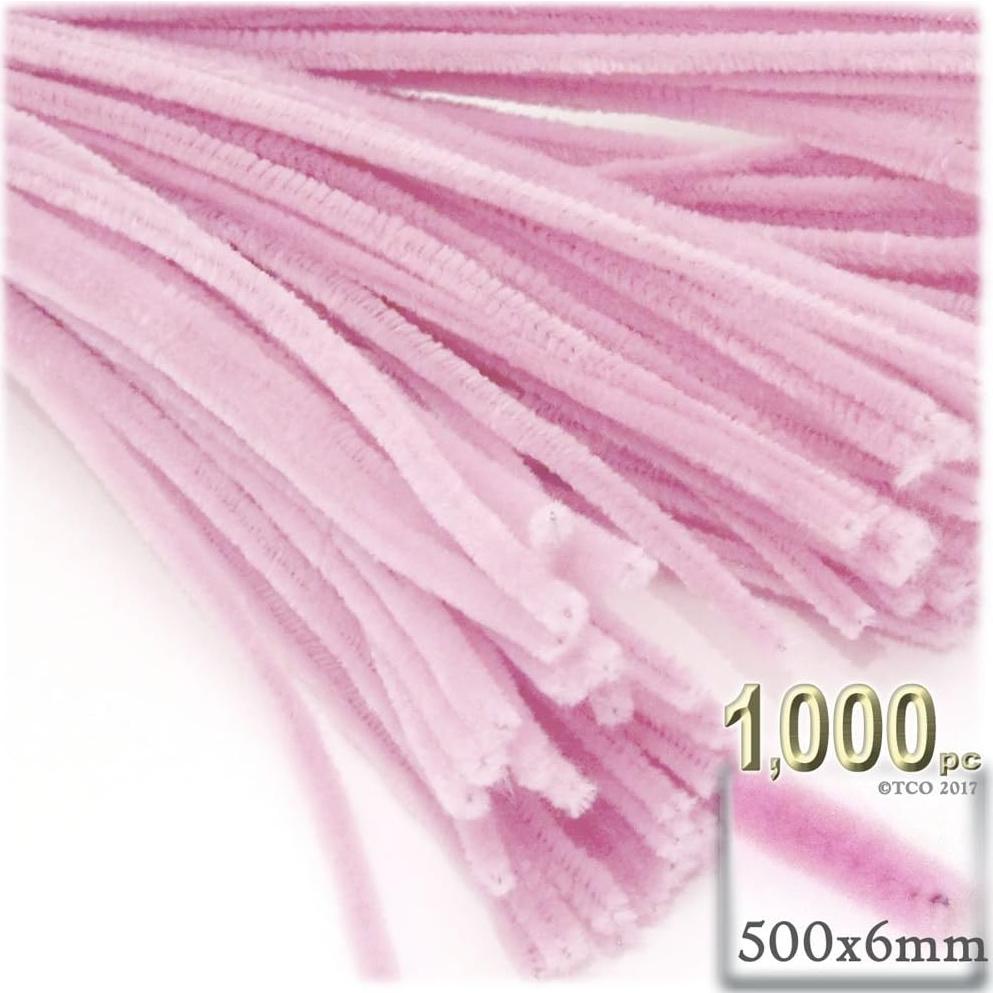 Tallarines de Chenille The Crafts Outlet 1000 piezas 50 cm Marrón Claro