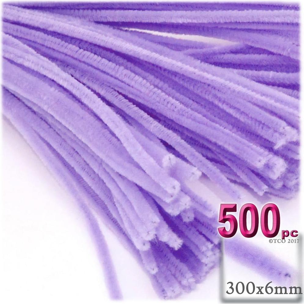 Tallarines de Chenille The Crafts Outlet 30 cm 500 piezas Marrón Claro