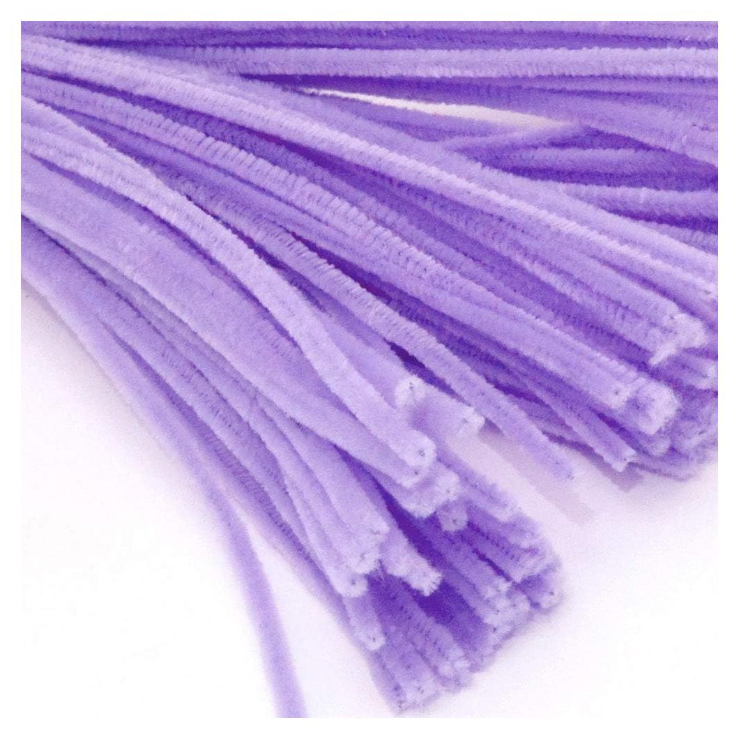 Tallarines de Chenille The Crafts Outlet 250 piezas 50 cm Lavanda