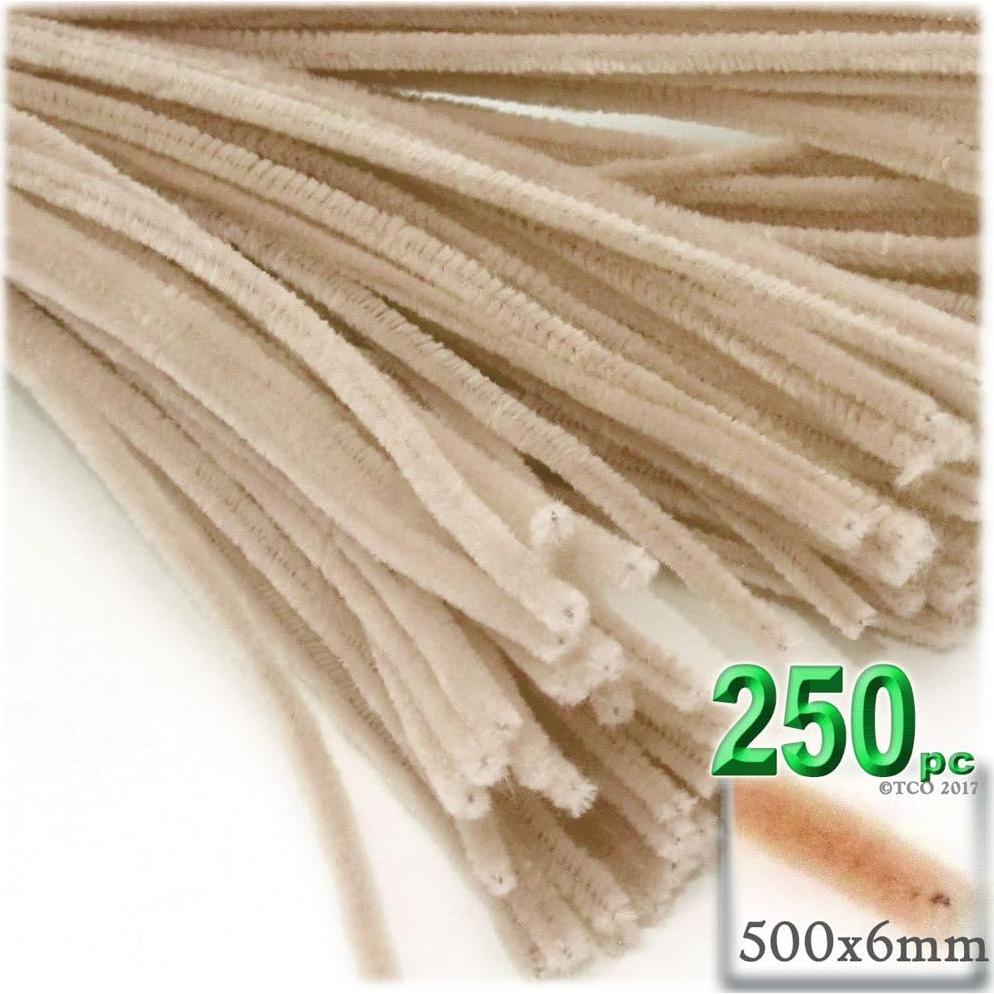 Tallarines de Chenille The Crafts Outlet 250 piezas 50 cm Rojo