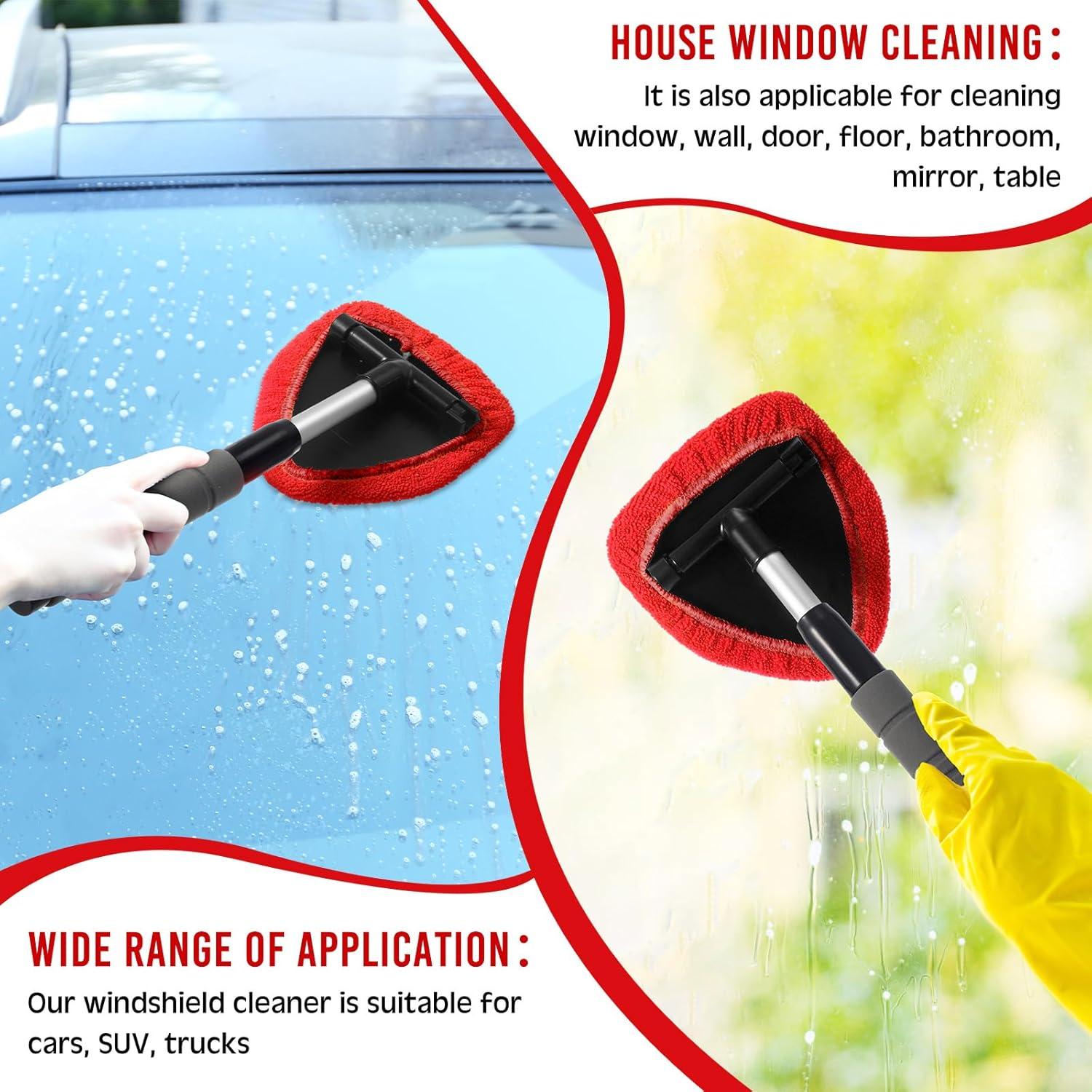 Kit de Limpieza de Ventanas Baderke 10 Piezas Rojo