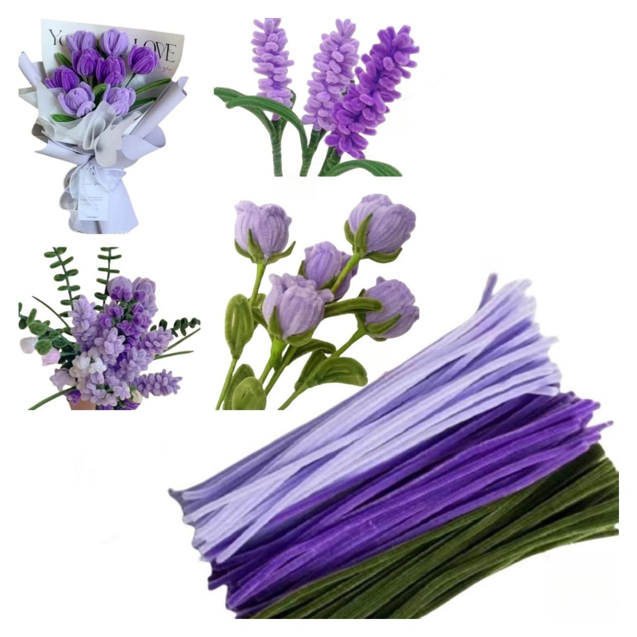 300 Limpiadores de Tubos Chenille RSACCSKY 30.48cm 3 Colores